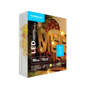 Lampki dzwon. BAT modee 0,9m WARM 10LED ML-C3018