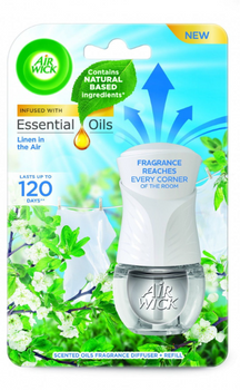 AIRWICK 19ML ELEKTRYCZNY KOMPLET ŚWIEŻOŚĆ LETNIEGO PORANKA/ ELECTRIC SET LINEN IN THE AIR 6/200/1200