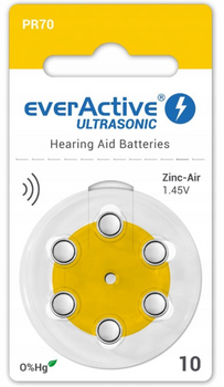 everActive baterie słuchowe ULTRASONIC 10 bl.6