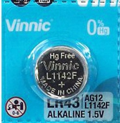 VINNIC bateria alkaliczna LR43 / L1142F / AG12 BL1