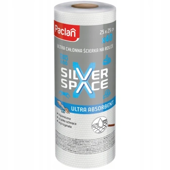 Ściereczka Silver Space na rolce Paclan 40 szt.