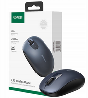 UGREEN Myszka bezprzewodowa USB 2.4GHz MU105 - granatowa