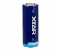 XTAR 26650-520PCM 5200mAH Li-ION Protected 3,7V 7A
