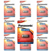 PANASONIC bateria litowa PHOTO CR123 10 szt. - zestaw