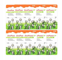 ZeniPower Baterie Słuchowe 13 A13 PR48 60 szt.