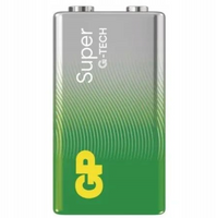 GP bateria alkaliczna SUPER G-TECH 9V zgrzew 1 szt.