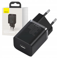 Baseus Super Si 1C szybka ładowarka USB Typ C 30W Power Delivery Quick Charge czarny CCSUP-J01