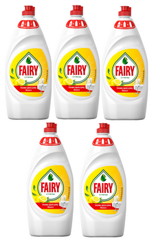 FAIRY PŁYN DO NACZYŃ 450ML LEMON x5 /zestaw