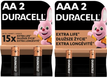 DURACELL LR3 + LR6 BASIC / zestaw 4 szt.