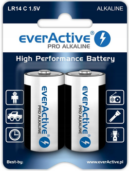 everActive bateria alkaliczna Pro LR14 C bl.2