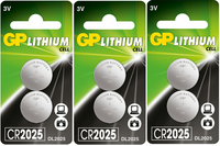 GP bateria litowa CR2025 BL2x3 /zestaw