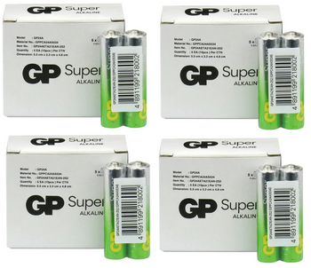 GP bateria alkaliczna SUPER G-TECH AAA 40 szt. - zestaw