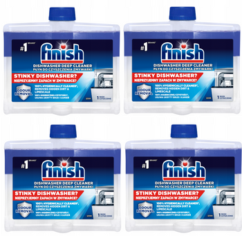 FINISH PŁYN DO CZYSZCZENIA / DISHWASHER CLEANER REGULAR 250 ML 12/96/1152x4 /zestaw