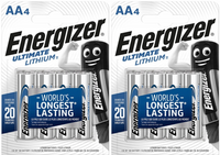 ENERGIZER Bateria litowa ULTIMATE AA bl.4 / zestaw 8 szt.