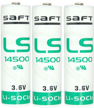 SAFT bateria litowa LS14500 AA Li-SOCl2 3,6V 1szt.x3 /zestaw