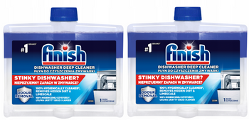 FINISH PŁYN DO CZYSZCZENIA / DISHWASHER CLEANER REGULAR 250 ML 12/96/1152x2 /zestaw