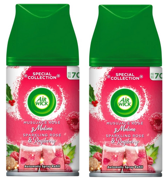 AIR WICK Zapas wkład róża/malina x2 /zestaw