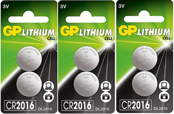 GP bateria litowa CR2016 BL2x3 /zestaw