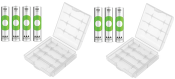 GP akumulatorki ReCyko+ AAA 950mAh NiMH 1.2V 8 szt. - zestaw