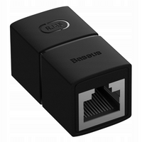 Baseus Złączka sieciowa łącznik kabli Ethernet RJ-45 AirJoy Series 1 szt. - czarna