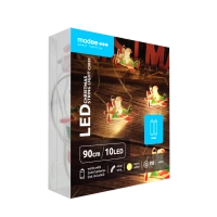 Lampki mikołaj BAT modee 0,9m WARM 10LED ML-C3020