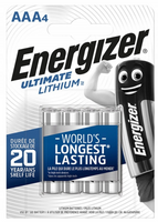 ENERGIZER Bateria litowa ULTIMATE AAA bl.4
