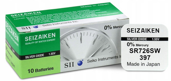 SEIZAIKEN bateria srebrowa SR726SW / 397 BL1