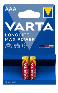 Batteries VARTA Longlife Max Power AAA bl.2