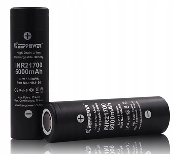 KeePower akumulator INR21700 5000mAh Li-ION, 2 szt.