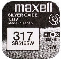 MAXELL bateria srebrowa 317 / SR516SW BL1