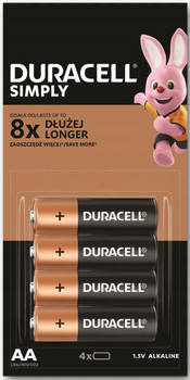 DURACELL LR6 HBDC SIMPLY BL4