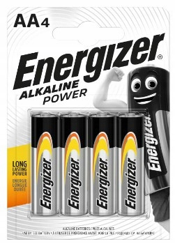 ENERGIZER Bateria alkaliczna POWER AA bl.4