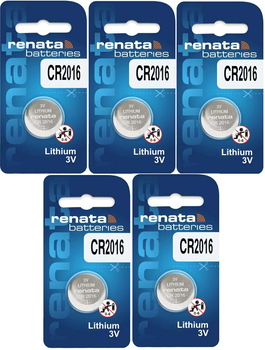 RENATA bateria litowa CR2016 BL1x5 /zestaw
