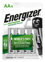 ENERGIZER Akumulatorki POWER PLUS AA 2000mAh bl.4
