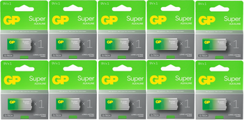 GP bateria alkaliczna SUPER G-TECH 9V BL1x10  /zestaw