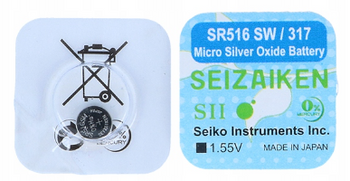 SEIZAIKEN bateria srebrowa SR516SW / 317 BL1