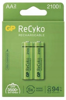 GP akumulatorki ReCyko+ AA 2100mAh NiMH 1.2V BL2