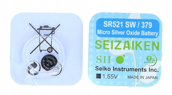 SEIZAIKEN bateria srebrowa SR521W / 379 BL1