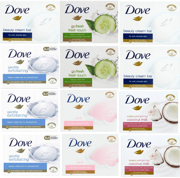 DOVE SOAP 1x90G różne x12 /zestaw