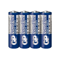 GP bateria Zinc-Carbon Heavy Duty PowerPlus AA shrink 4