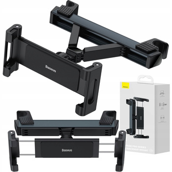 Baseus JoyRide Pro uchwyt samochodowy do telefonu/tabletu na zagłówek czarny