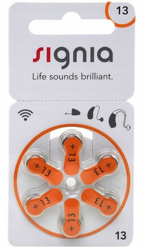 SIEMENS Baterie słuchowe SIGNIA 13 MF (PR48) BL6