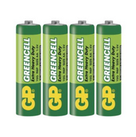 GP bateria Zinc-Carbon Extra Heavy Duty GreenCell AA shrink 4