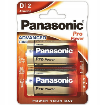 PANASONIC bateria alkaliczna PRO Power LR20 D BL2