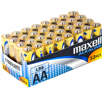 MAXELL bateria alkaliczna AA 32 szt.