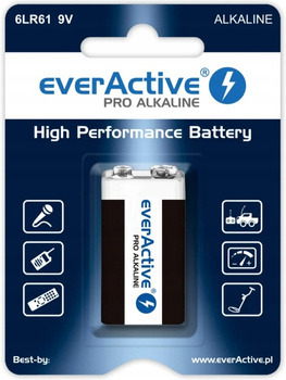 everActive bateria alkaliczna Pro 6LR61 9V bl.1
