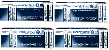 everActive bateria alkaliczna Pro AAA 40 szt. - zestaw