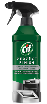 CIF PERFECT FINISH SPRAY 435 ML PIEKARNIK I GRILL/OVEN&GRILL TOUGHGREASE REMOVAL 6/168/1008
