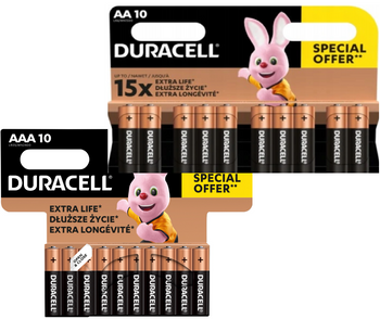 DURACELL LR3 + LR6 BASIC / zestaw 20 szt.