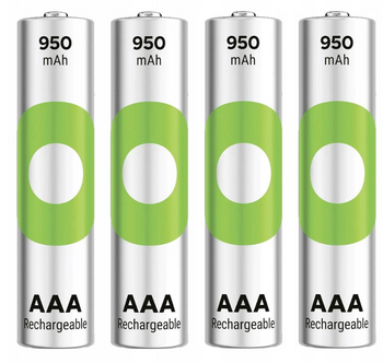 GP akumulatorki ReCyko+ AAA 950mAh NiMH 1.2V 4 szt.